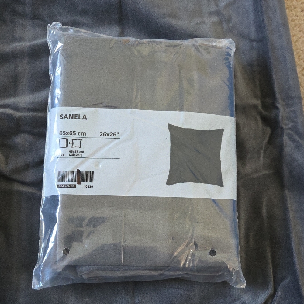 IKEA SANELA Pillow Cover in Gray